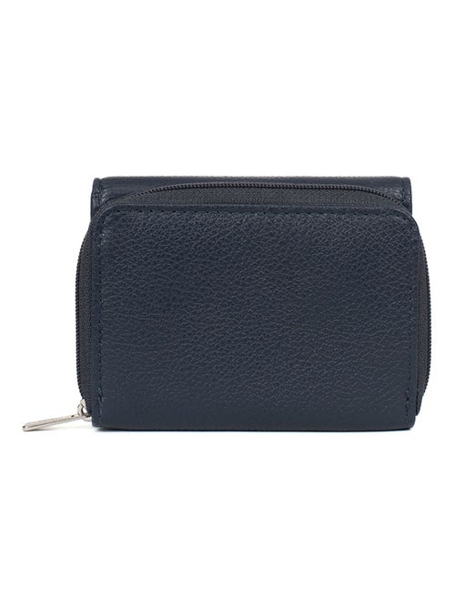 Portefeuille  2 volets  Stop RFID  Cuir CONFORT - Kiabi