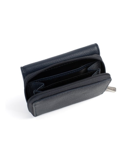 Portefeuille  2 volets  Stop RFID  Cuir CONFORT - Kiabi