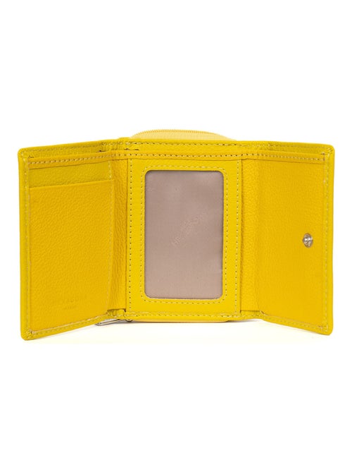 Portefeuille  2 volets  Stop RFID  Cuir CONFORT - Kiabi