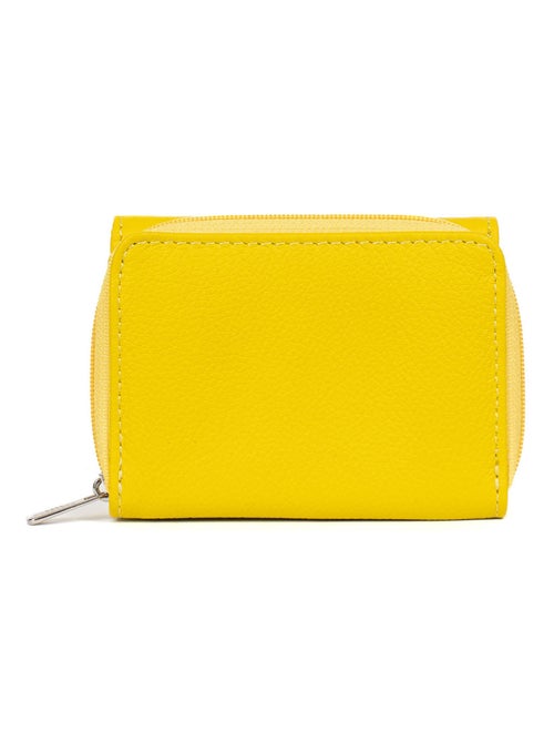 Portefeuille  2 volets  Stop RFID  Cuir CONFORT - Kiabi