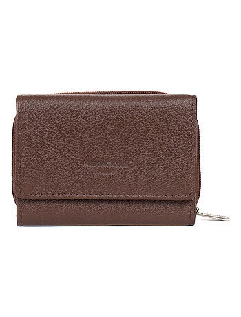 Portefeuille 2 volets Stop RFID Cuir CONFORT