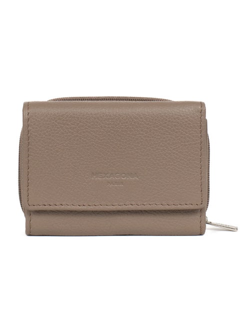 Portefeuille  2 volets  Stop RFID  Cuir CONFORT - Kiabi
