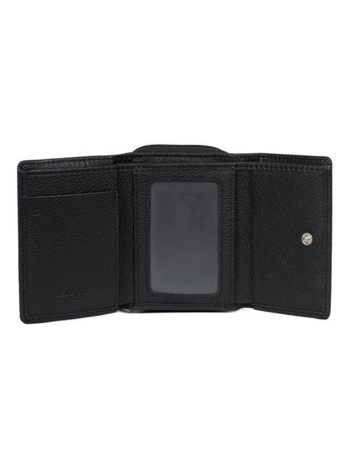 Portefeuille  2 volets  Stop RFID  Cuir CONFORT - Kiabi