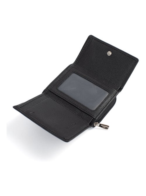 Portefeuille  2 volets  Stop RFID  Cuir CONFORT - Kiabi