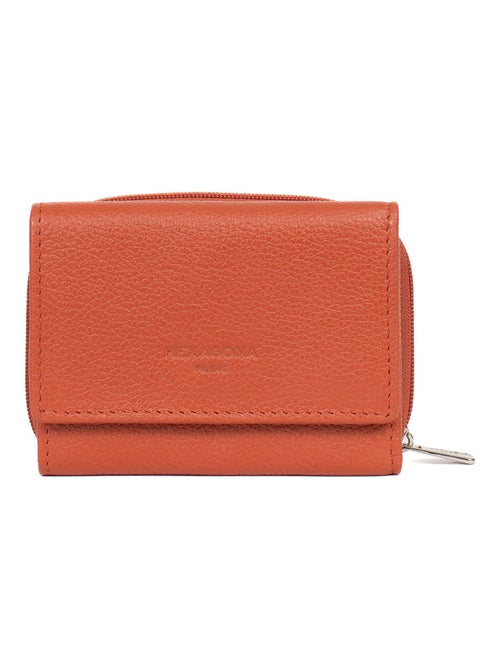 Portefeuille  2 volets  Stop RFID  Cuir CONFORT - Kiabi