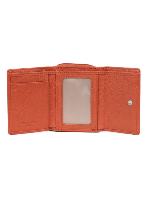 Portefeuille  2 volets  Stop RFID  Cuir CONFORT - Kiabi
