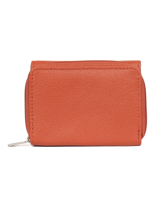Portefeuille  2 volets  Stop RFID  Cuir CONFORT - Kiabi