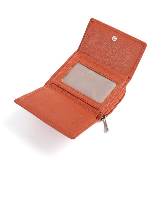 Portefeuille  2 volets  Stop RFID  Cuir CONFORT - Kiabi