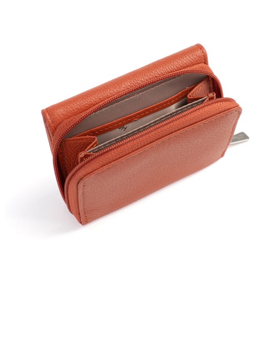 Portefeuille  2 volets  Stop RFID  Cuir CONFORT - Kiabi