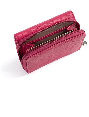 Portefeuille 2 volets Stop RFID Cuir CONFORT