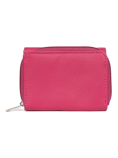 Portefeuille  2 volets  Stop RFID  Cuir CONFORT - Kiabi
