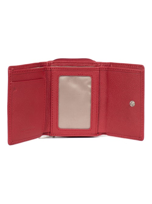 Portefeuille  2 volets  Stop RFID  Cuir CONFORT - Kiabi