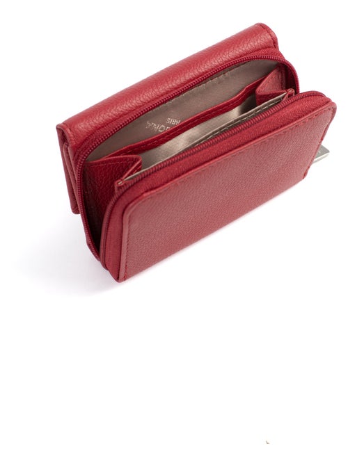 Portefeuille  2 volets  Stop RFID  Cuir CONFORT - Kiabi