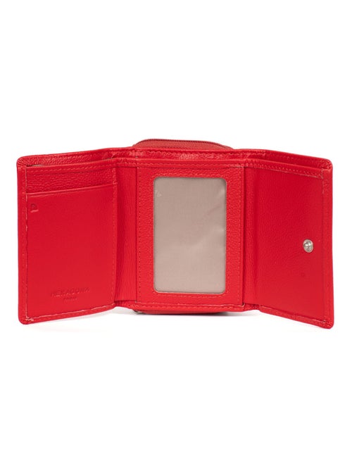 Portefeuille  2 volets  Stop RFID  Cuir CONFORT - Kiabi