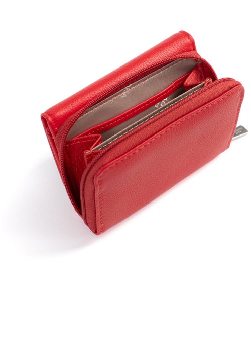 Portefeuille  2 volets  Stop RFID  Cuir CONFORT - Kiabi