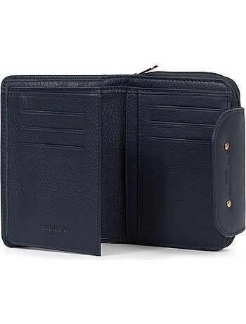 Portefeuille 2 volets Stop RFID Cuir de vachette TAIMA