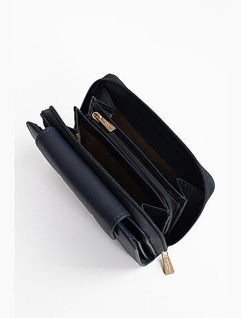Portefeuille 2 volets Stop RFID Cuir de vachette TAIMA