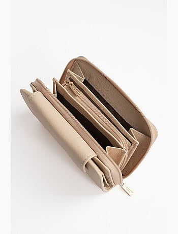 Portefeuille 2 volets Stop RFID Cuir de vachette TAIMA