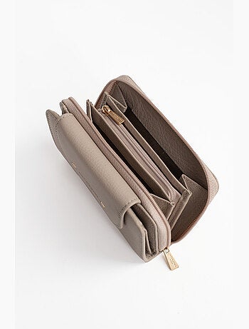 Portefeuille 2 volets Stop RFID Cuir de vachette TAIMA