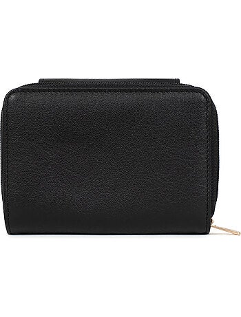 Portefeuille 2 volets Stop RFID Cuir de vachette TAIMA