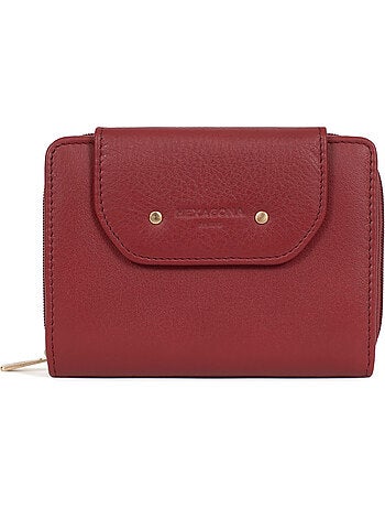 Portefeuille 2 volets Stop RFID Cuir de vachette TAIMA