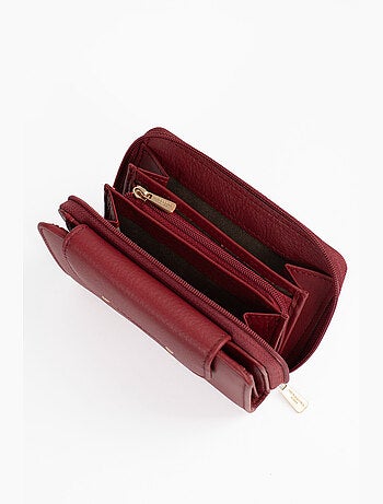 Portefeuille 2 volets Stop RFID Cuir de vachette TAIMA