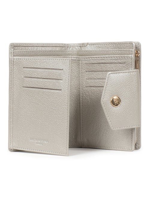 Portefeuille  2 volets  Stop RFID  Cuir LUNA - Kiabi
