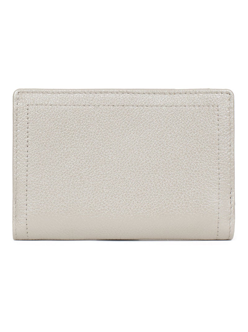 Portefeuille  2 volets  Stop RFID  Cuir LUNA Argent - Kiabi