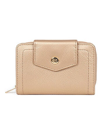 Portefeuille 2 volets Stop RFID Cuir LUNA