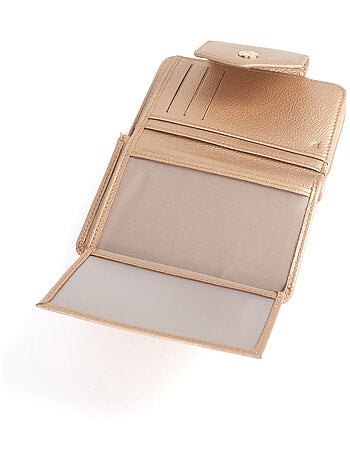 Portefeuille 2 volets Stop RFID Cuir LUNA