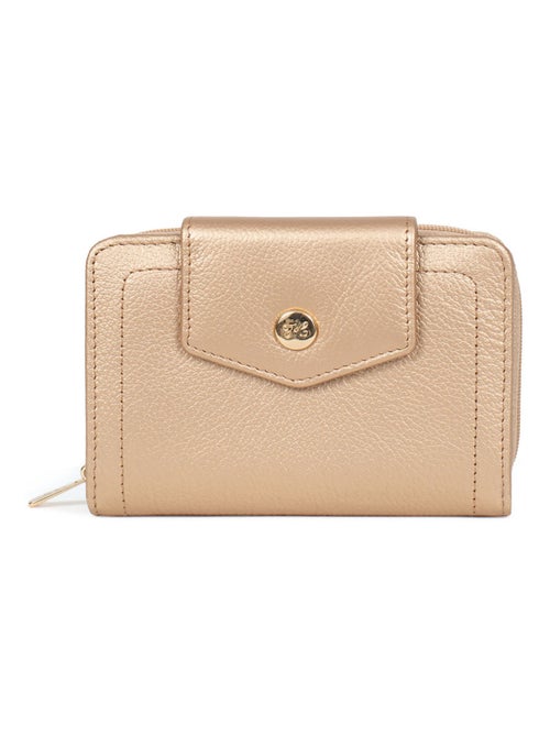 Portefeuille  2 volets  Stop RFID  Cuir LUNA - Kiabi