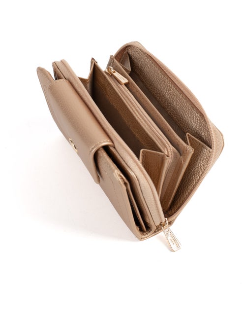 Portefeuille  2 volets  Stop RFID  Cuir LUNA - Kiabi