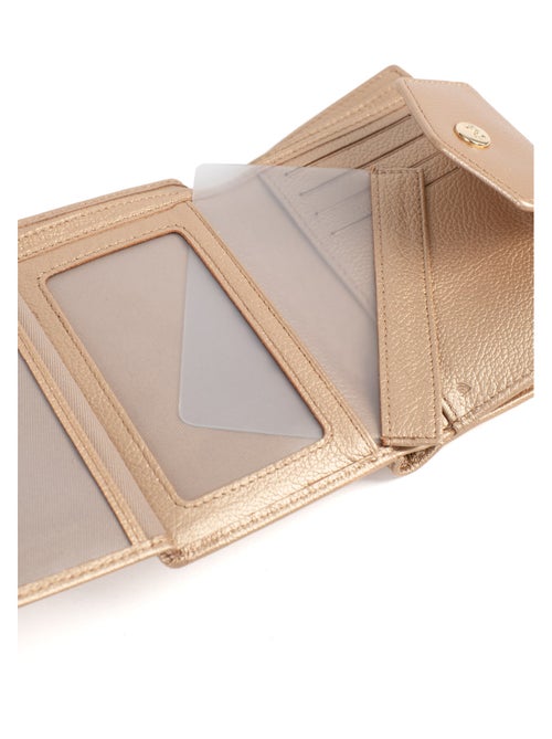 Portefeuille  2 volets  Stop RFID  Cuir LUNA - Kiabi