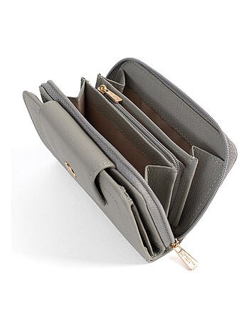 Portefeuille 2 volets Stop RFID Cuir LUNA