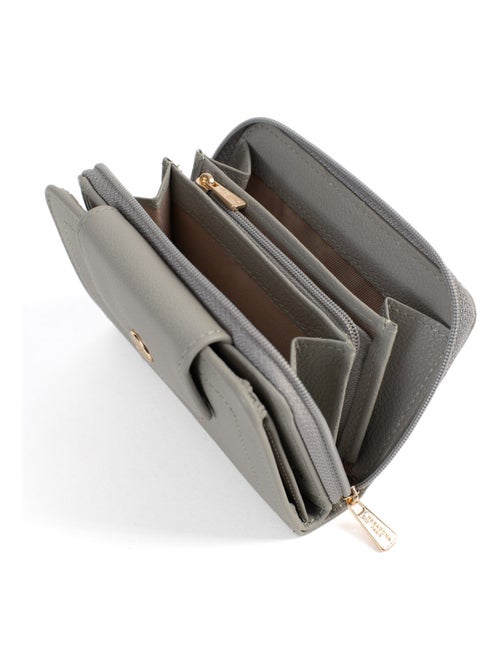 Portefeuille  2 volets  Stop RFID  Cuir LUNA - Kiabi