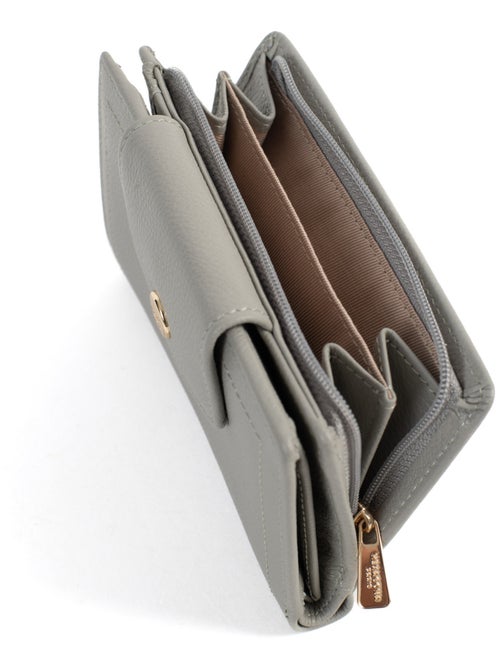 Portefeuille  2 volets  Stop RFID  Cuir LUNA - Kiabi
