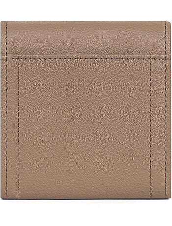 Portefeuille 2 volets stop rfid cuir luna hexagona
