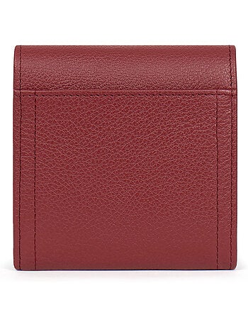 Portefeuille 2 volets stop rfid cuir luna hexagona