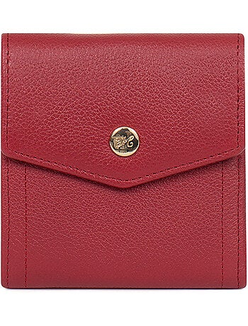 Portefeuille 2 volets stop rfid cuir luna hexagona