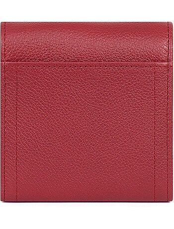 Portefeuille 2 volets stop rfid cuir luna hexagona