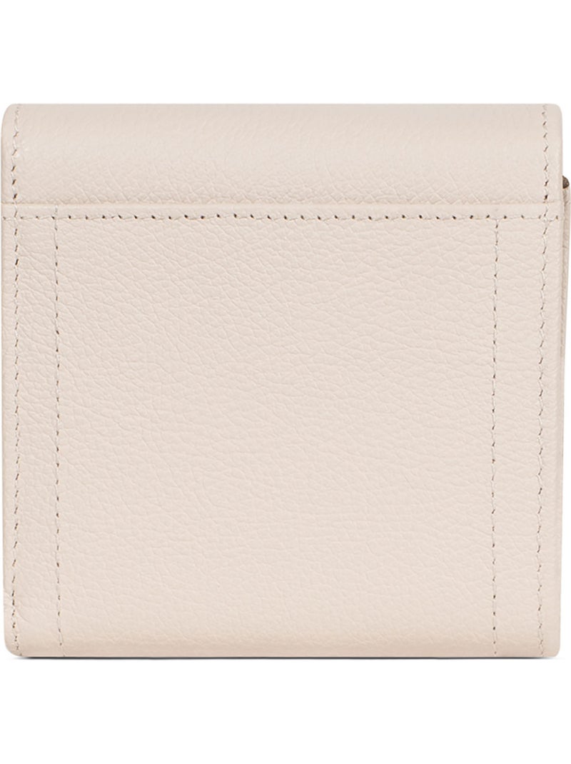Portefeuille  2 volets  Stop RFID  Cuir LUNA Ivoire - Kiabi