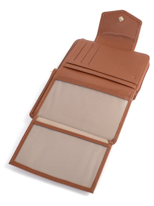 Portefeuille  2 volets  Stop RFID  Cuir LUNA - Kiabi