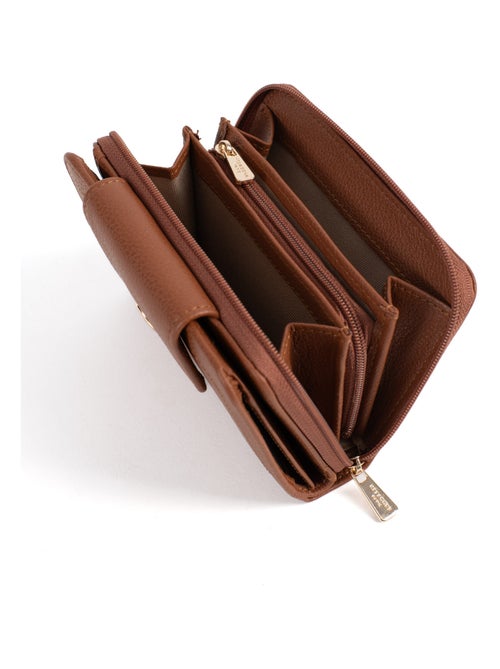 Portefeuille  2 volets  Stop RFID  Cuir LUNA - Kiabi