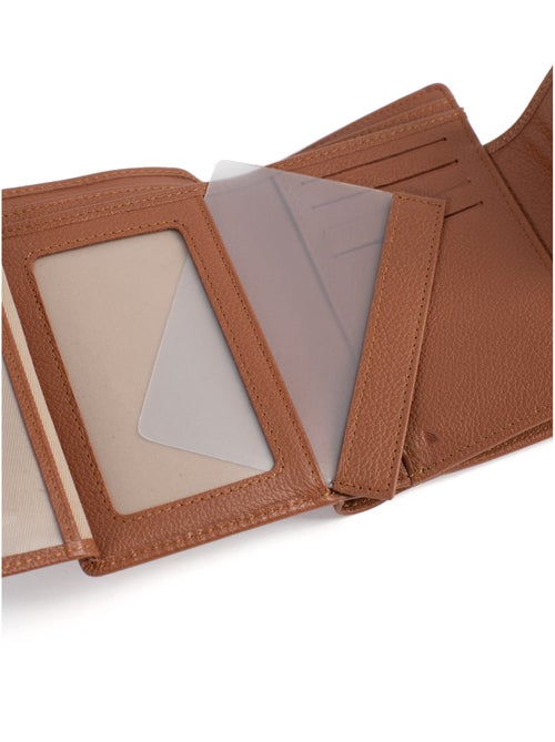 Portefeuille  2 volets  Stop RFID  Cuir LUNA - Kiabi