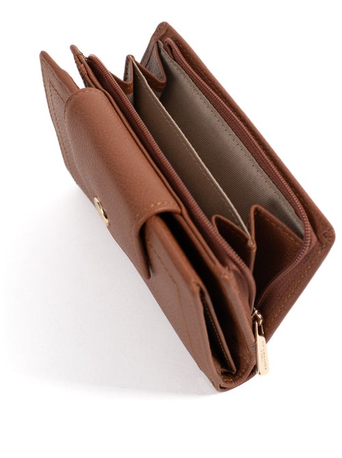 Portefeuille  2 volets  Stop RFID  Cuir LUNA - Kiabi