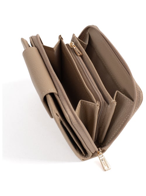 Portefeuille  2 volets  Stop RFID  Cuir LUNA - Kiabi