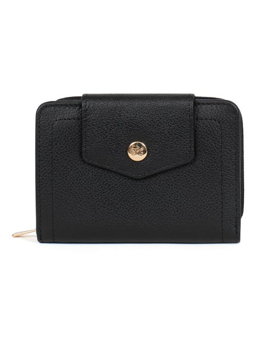 Portefeuille  2 volets  Stop RFID  Cuir LUNA - Kiabi