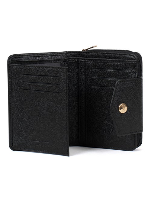 Portefeuille  2 volets  Stop RFID  Cuir LUNA - Kiabi