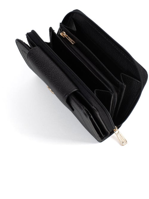 Portefeuille  2 volets  Stop RFID  Cuir LUNA - Kiabi