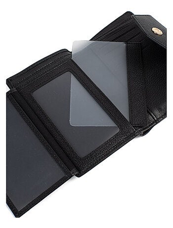 Portefeuille 2 volets Stop RFID Cuir LUNA